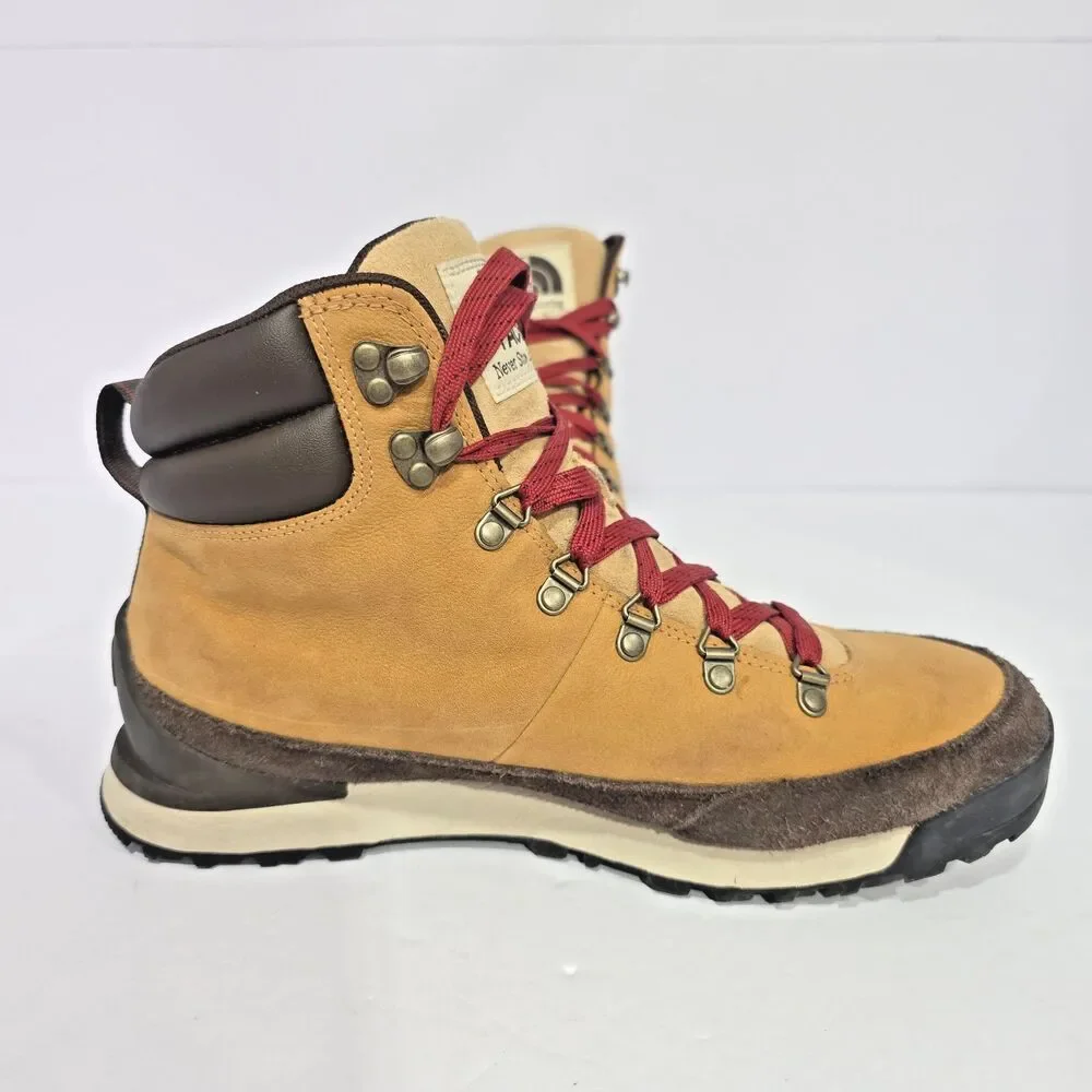 The North Face Back-to-Berkeley Boots Men 10.5 Brown Black Red Waterproof Prima